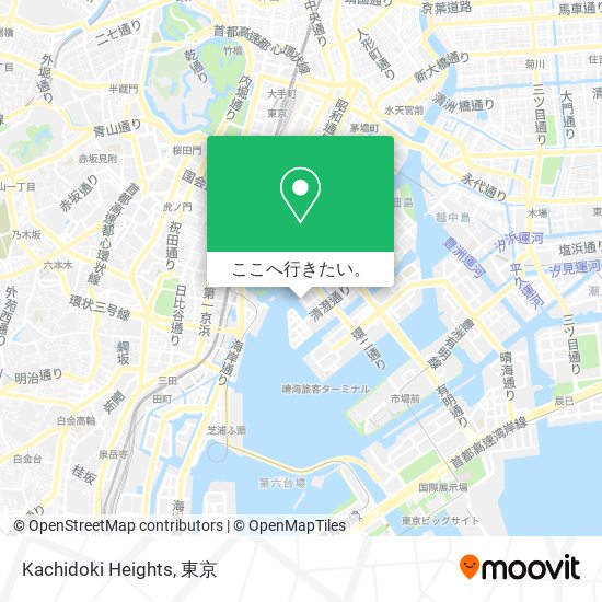 Kachidoki Heights地図