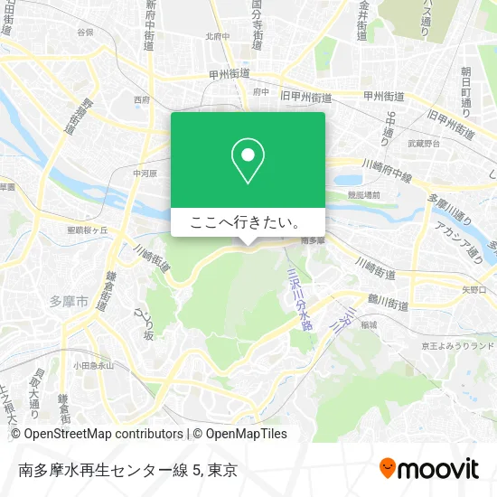 南多摩水再生センター線 5地図