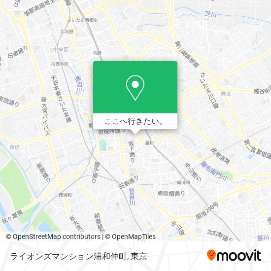 ライオンズマンション浦和仲町地図