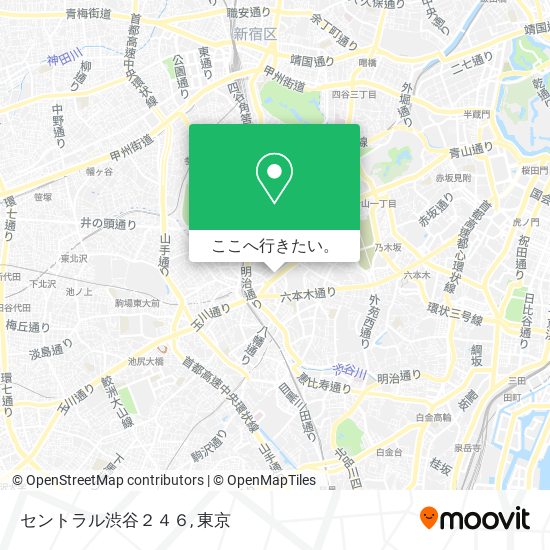 セントラル渋谷２４６地図