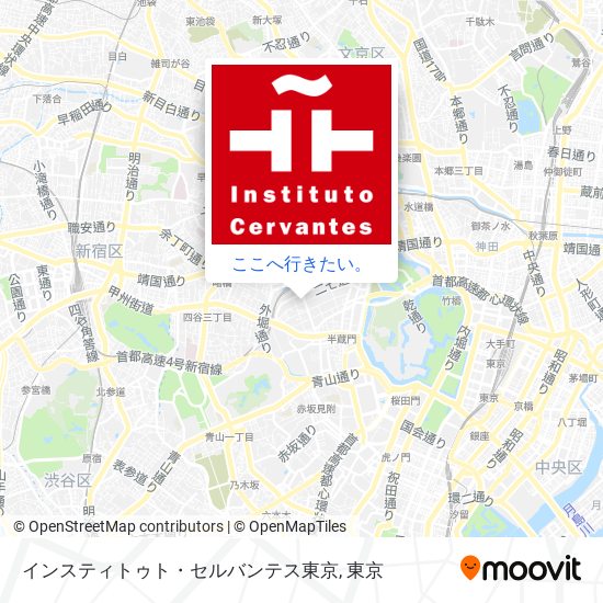 インスティトゥト・セルバンテス東京地図