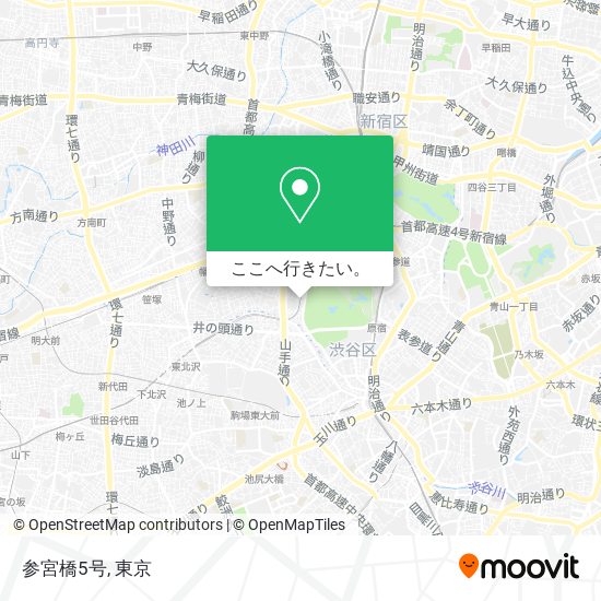 参宮橋5号地図