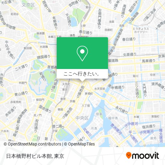 日本橋野村ビル本館地図