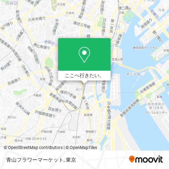 青山フラワーマーケット地図