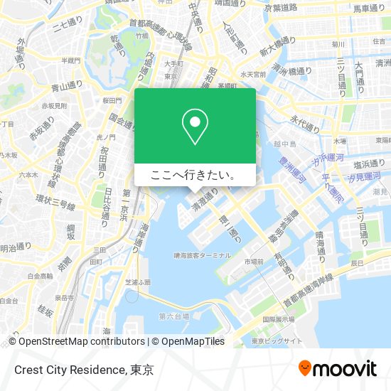 Crest City Residence地図