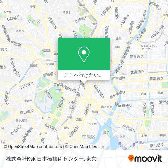 株式会社Ksk 日本橋技術センター地図