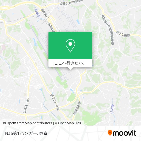 Naa第1ハンガー地図
