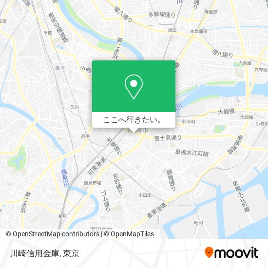 川崎信用金庫地図