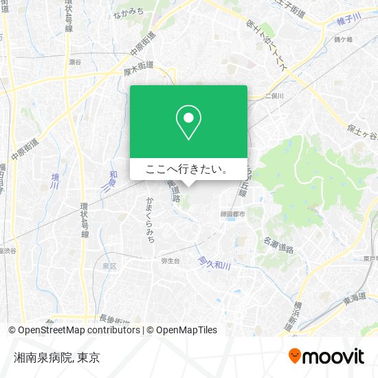 湘南泉病院地図