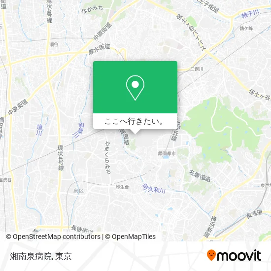 湘南泉病院地図