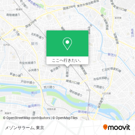 メゾンサラーム地図