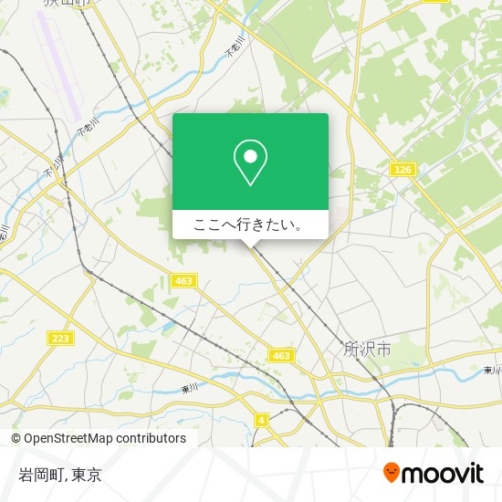 岩岡町地図