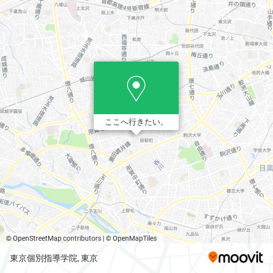 東京個別指導学院地図