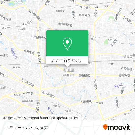 エヌエー・ハイム地図