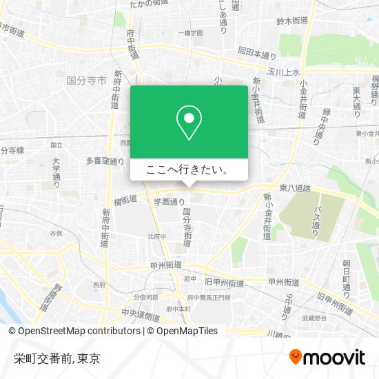 栄町交番前地図