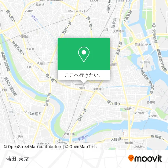 蒲田地図