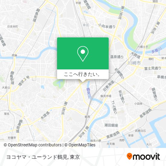 ヨコヤマ・ユーランド鶴見地図