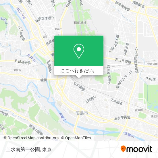 上水南第一公園地図