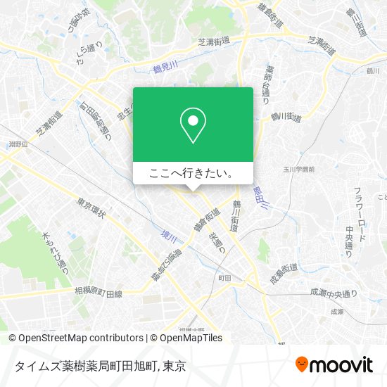 タイムズ薬樹薬局町田旭町地図