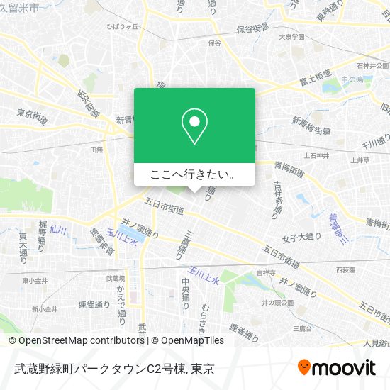武蔵野緑町パークタウンC2号棟地図