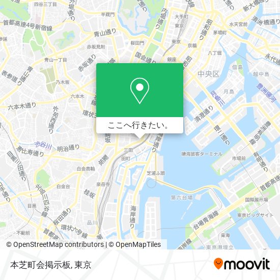 本芝町会掲示板地図
