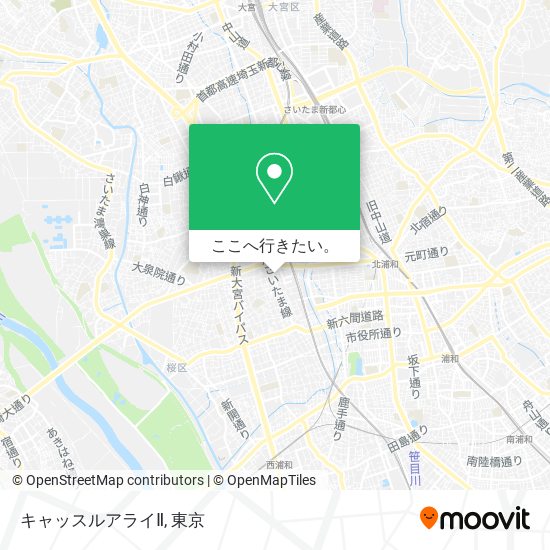 キャッスルアライⅡ地図