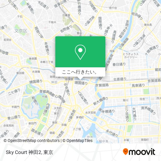 Sky Court 神田2地図