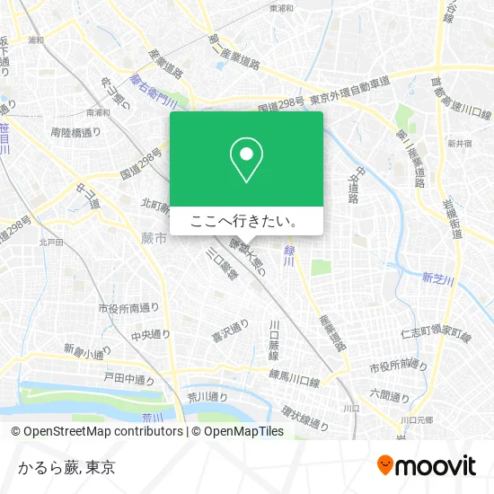 かるら蕨地図