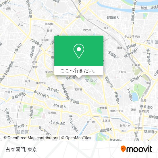 占春園門地図