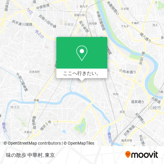 味の散歩 中華村地図