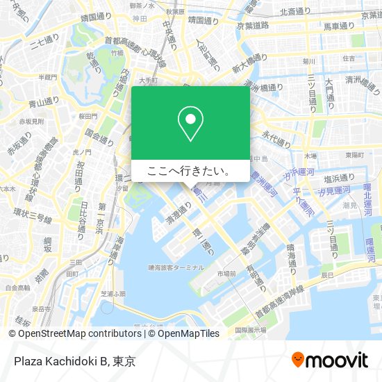 Plaza Kachidoki B地図