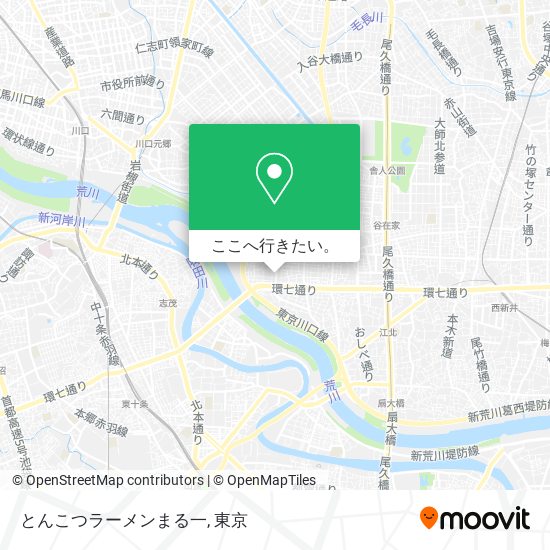 とんこつラーメンまる一地図