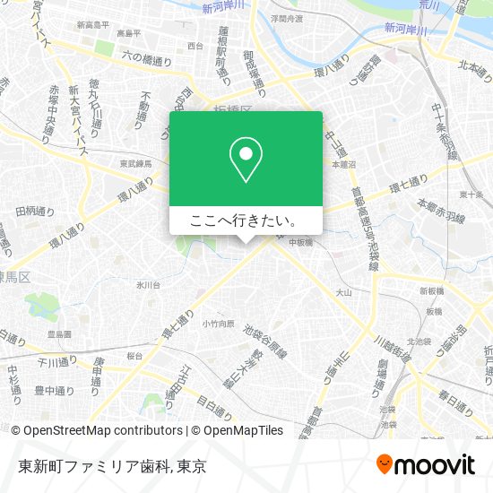 東新町ファミリア歯科地図