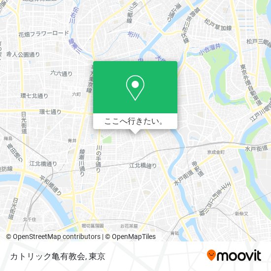 カトリック亀有教会地図