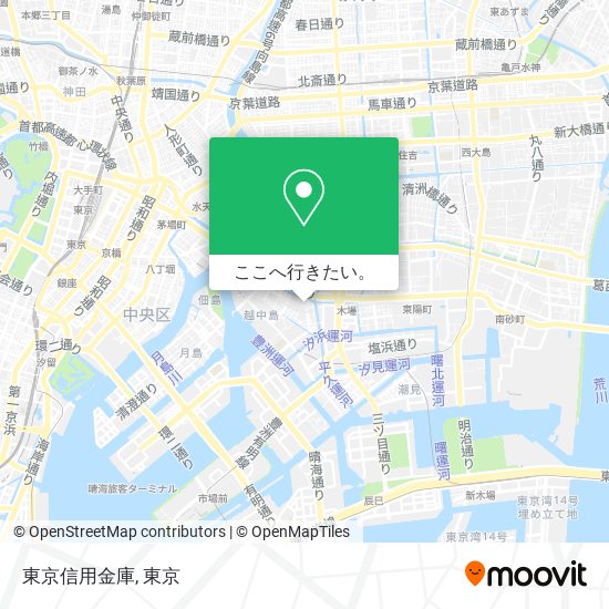 東京信用金庫地図
