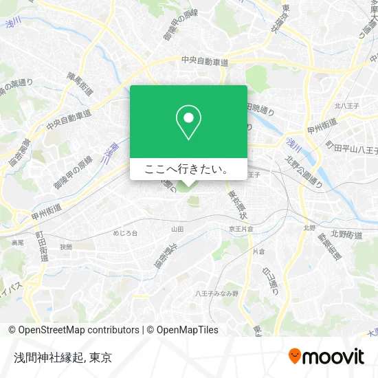 浅間神社縁起地図