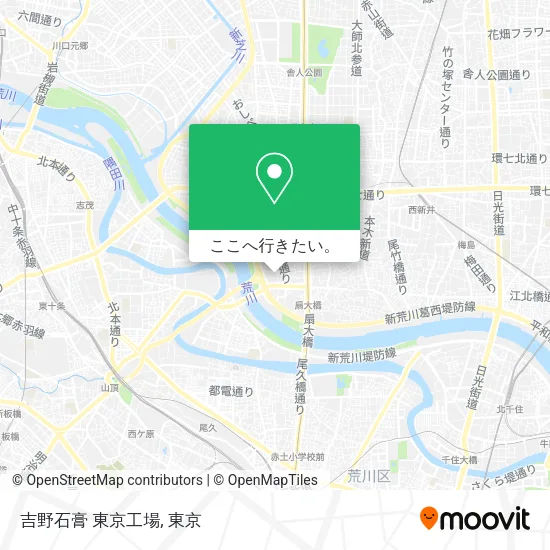 吉野石膏 東京工場地図