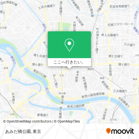 あみだ橋公園地図