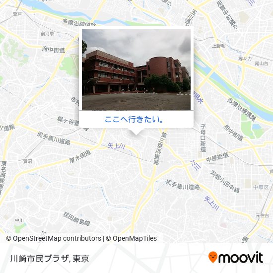 川崎市民プラザ地図