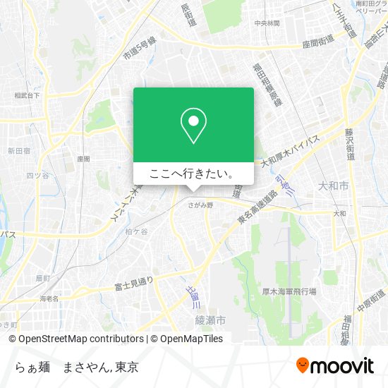 らぁ麺　まさやん地図