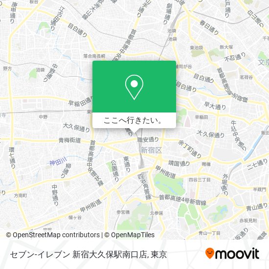 セブン-イレブン 新宿大久保駅南口店地図