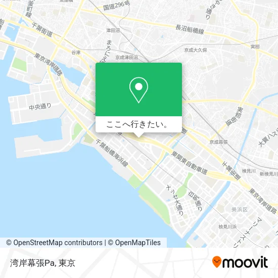 湾岸幕張Pa地図