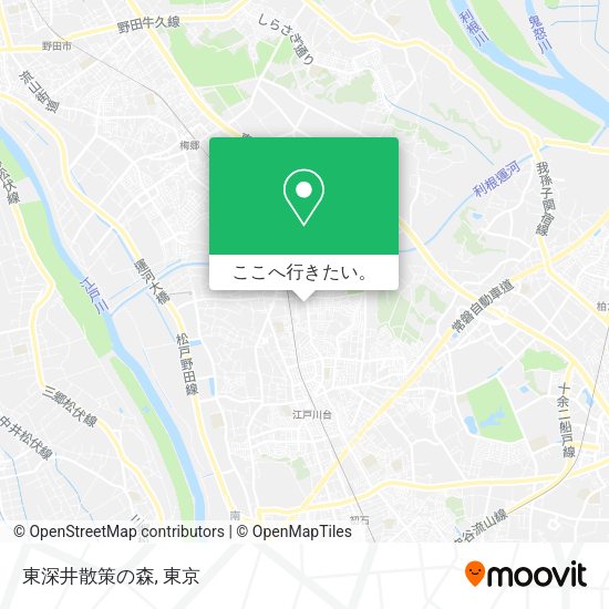 東深井散策の森地図