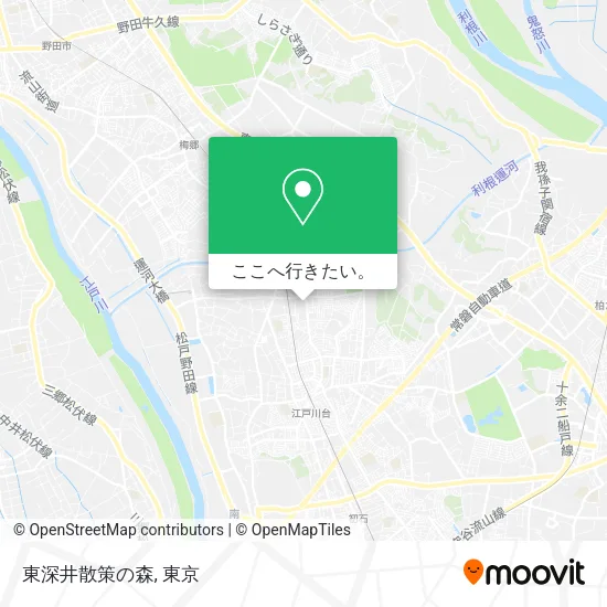 東深井散策の森地図