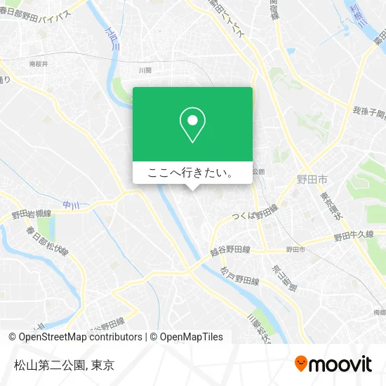 松山第二公園地図