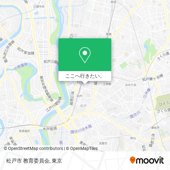 松戸市 教育委員会地図