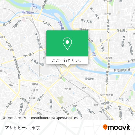 アサヒビール地図