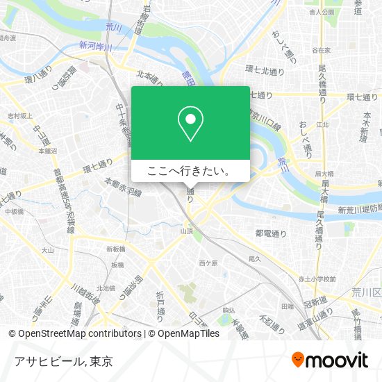 アサヒビール地図