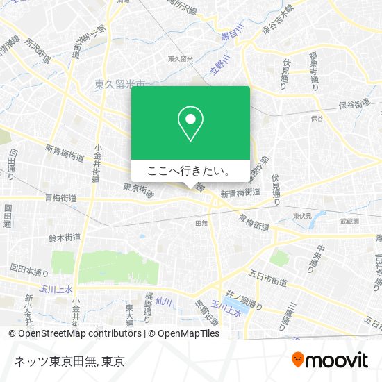 ネッツ東京田無地図