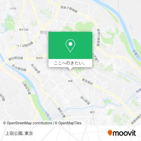 上宿公園地図